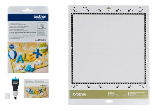 Brother ScanNCut DX Rotary Auto Blade Kit CADXRBKIT1 and Fabric Mat CADXMATF12