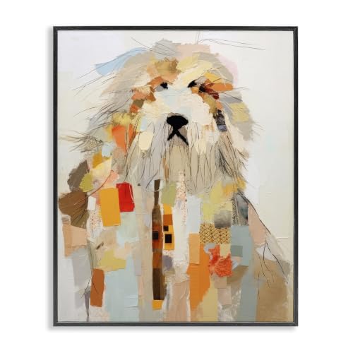 Modern Pet Collage, 11 x 14 Inch Framed Giclée Print