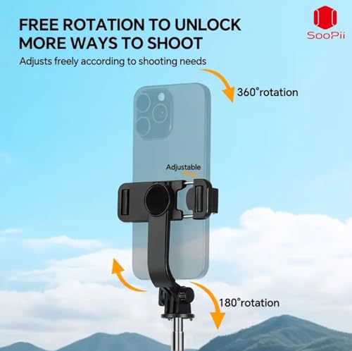 Image of 3-in-1 Selfie Stick Tripod with Light 67 Inch Extendable Long Tripod Stand with Wireless Remote, 360 Rotation, Adjustable Phone Holder for Travel, Makeup, Vlogging, Compatible All Smartphones