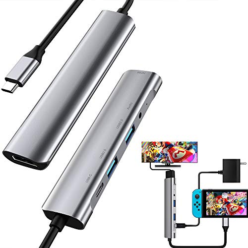 Portable tv Dock for Nintendo Switch,Switch HDMI Adapter,USB Type C to HDMI Dock