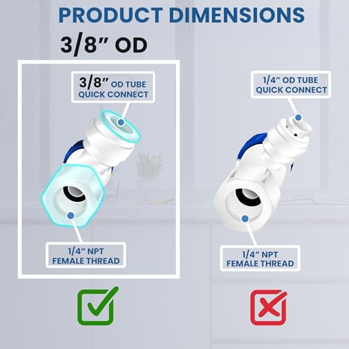 image for Metpure Quick Connect Tank Ball Valve with Gasket For Water Purificati