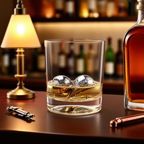 Cubitos de hielo metálicos para evitar bebidas aguadas, piedras de acero reutilizables 4