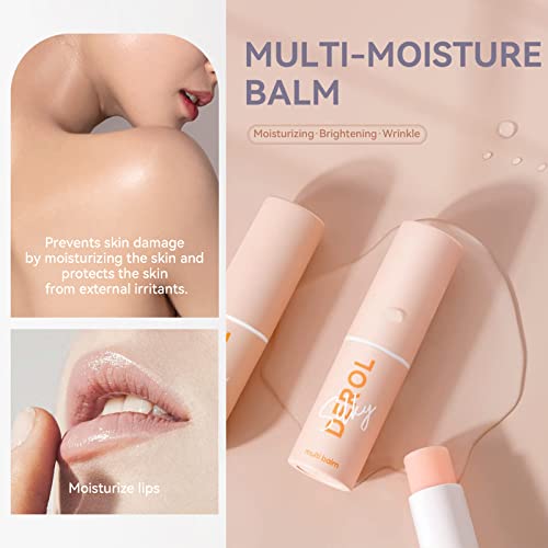 Wrinkle Bounce Moisturizing Multi Balm Stick, Hydrating Wrinkle Moisturizing Face & Body Balm, Natural Fragrance Face Skin Moisturizer & Nourisher Care, Multi Balm Stick For Face Body Daily Use #TOP1