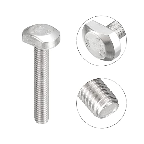 QUARKZMAN 5Stk T-Schlitz Bolzen M5x30mm T Schlitz Einsteigen Bolzen Schieben Bolzen 304 Edelstahl T Form Schrauben für T Spur