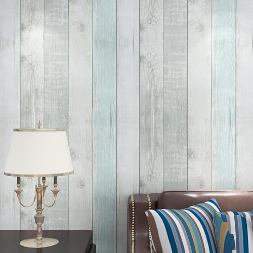 Mfnyzsem Wood Grain Peel and Stick Wallpaper Wooden Contact Wallpaper Self Adhesive Wall Paper Removable Wall Panels Vinyl Wrap for Kitchen Bathroom Furniture 17.5Inx78.7In