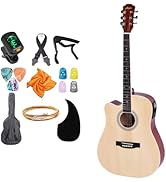 Amazon | Aryari 左利き エレアコギター セット アコースティック