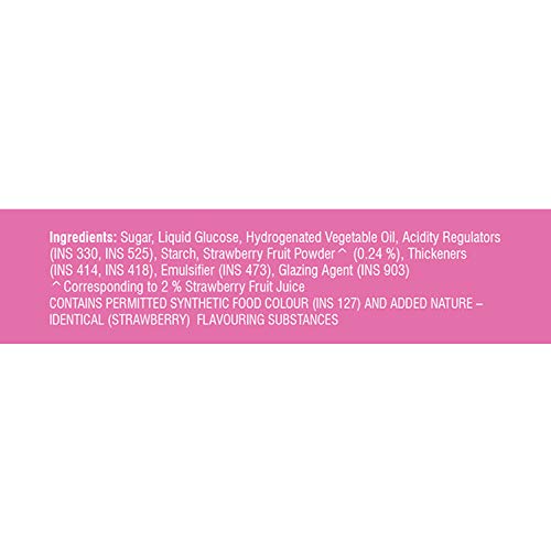 Image of Mentos, Strawberry Flavour, Chewy Candy Stick Pack, 655.2 Gram- Pack of 18