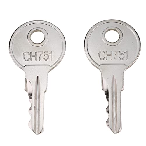 DVPARTS Universal Key CH751 for RV Campers Storage Lockers Boats T-Handles