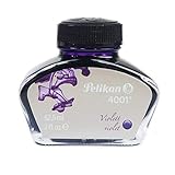 Pelikan 4001 Bottled Ink for Fountain Pens, Violet, 62.5ml, 1 Each (329193)