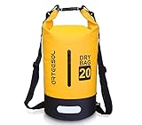 Varios tamaños: las bolsas impermeables tienen 4 tamaños (5L 10L 20L 30L) y 4 colores. Gran capacidad para contener más de sus engranajes. El bolsillo adicional en la parte delantera puede contener algunas cosas como teléfono móvil, cartera o llaves, que pueden llegar a su primera ayuda. Tenga en cuenta que el bolsillo no es resistente al agua.