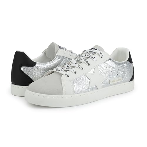 Image of VINTAGE HAVANA Women's Fashion Sneakers | Casual Lace up Low Top Tennis Shoes | Cute Trendy Dressy Sneakers