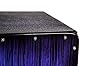 LP Latin Percussion Cajon Aspire Accent, Birke/Pappel, Wire (3 x 16), Finish: Blue Burst Streak, LPA1332-BBS #3