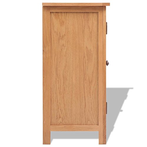 Festnight Antique Sideboard Buffet Storage Cabinet Solid Oak Kitchen Dining Room Furniture