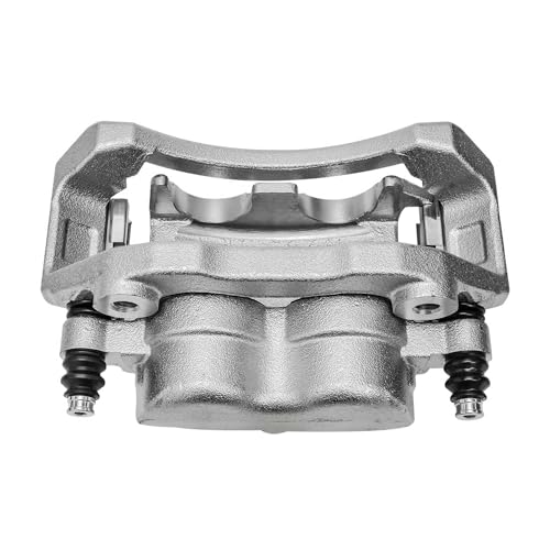 Image of Detroit Axle - Front Left Brake Caliper with Bracket Replacement for 2002 2003 2004 2005 Dodge Ram 1500