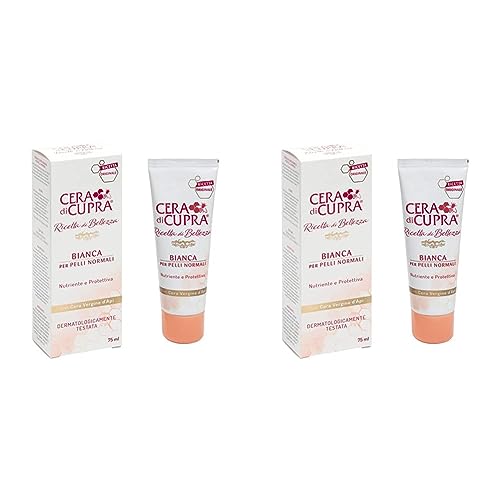 Cera di Cupra Receta de Belleza Crema en Tubo Blanco 75 ml (Paquete de 2)