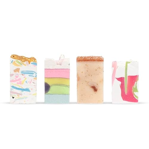 Miniatura 3 de FinchBerry Juego de jabón de 8 barras karité natural y aceite de coco, aromas ricos y espuma exuberante, caja de regalo ideal para comodidad diaria