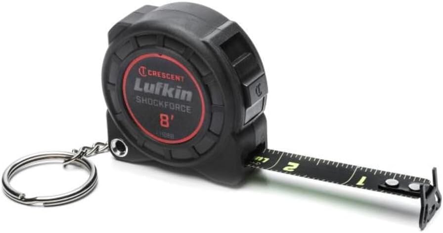 Tape,Keychain,Black Blade,1/2" X8' (L1108B)