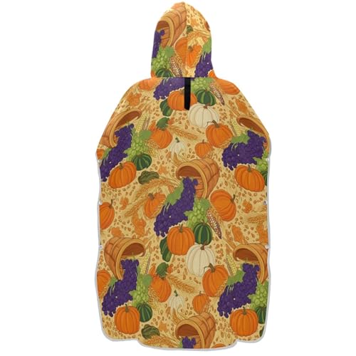 Serviette de plage à capuche imprimée pour se changer facilement - 3