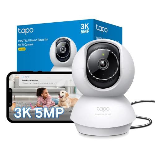Image of Tapo C230 3K 5MP Pan/Tilt Indoor Security Camera Pet Camera Baby Camera