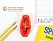 Bostitch Office Twist-N-Sharp Manual Pencil Sharpener, Double Hole, 3-Pack, Blue, Orange, Pink, (PS2-ASST-3PK)