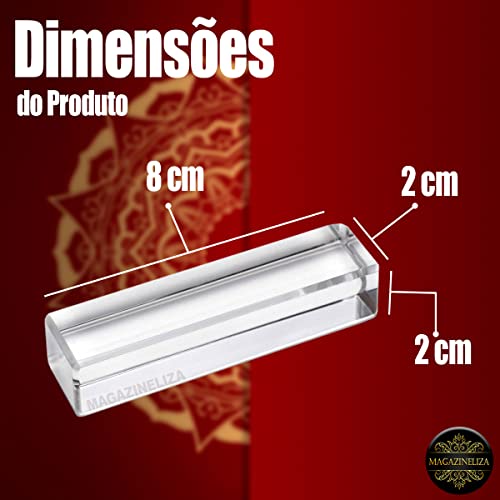 Apoio e Descanso para Talher de Acrílico Porta Talheres Premium - 06 Unidades