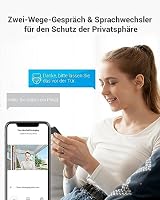 EZVIZ 2K Video Türklingel mit Kamera, Türsprechanlage mit 7" Farb-Touchscreen, Personenerkennung und Zwei-Wege-Audio, Gegensprechanlage mit Türöffner, unterstützt Dualband-WLAN,HP7 – Ansicht 3