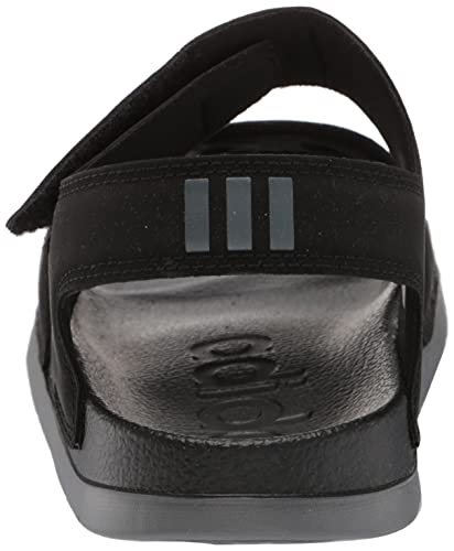 Adidas Unisex Adult Adilette Sandal, Black/Grey/Black, 10 Women Men Us #TOP2