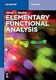  Elementary Functional Analysis (De Gruyter Textbook)