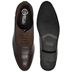 Mens-Stylish-Brown-Perforated-Leather-Dress-Shoes