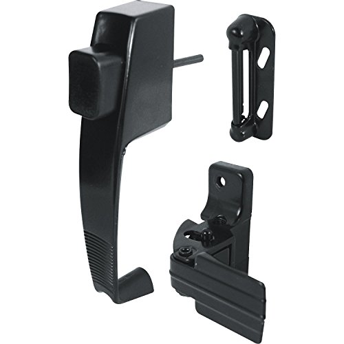 Prime-Line MP5071 Push Button Latch with Tie Down, Black (1 Set) by Prime-Line - Used condition - CA$11.81