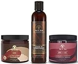 As I Am Coconut Co Wash 454g, Leave in Conditioner 237ml y Long Luxe Curl Enhancing Smoothie 454g