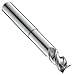 Niagara Cutter 17002226 Carbide Square Nose End Mill, Long Length/Reach, Uncoated (Bright) Finish, Roughing/Finishing Cut, 45-Degree, 3-Flute, 5