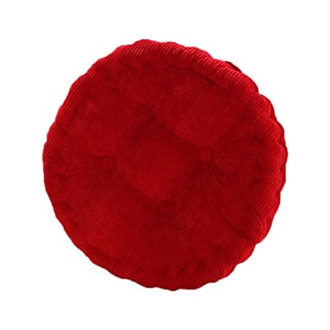 Generic PFIR Round Chair Cushion, Washable Cotton Cover
