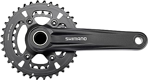 Shimano FC-MT610-2 und 610-B2 Kettenradgarnitur Schwarz Einheitsgröße