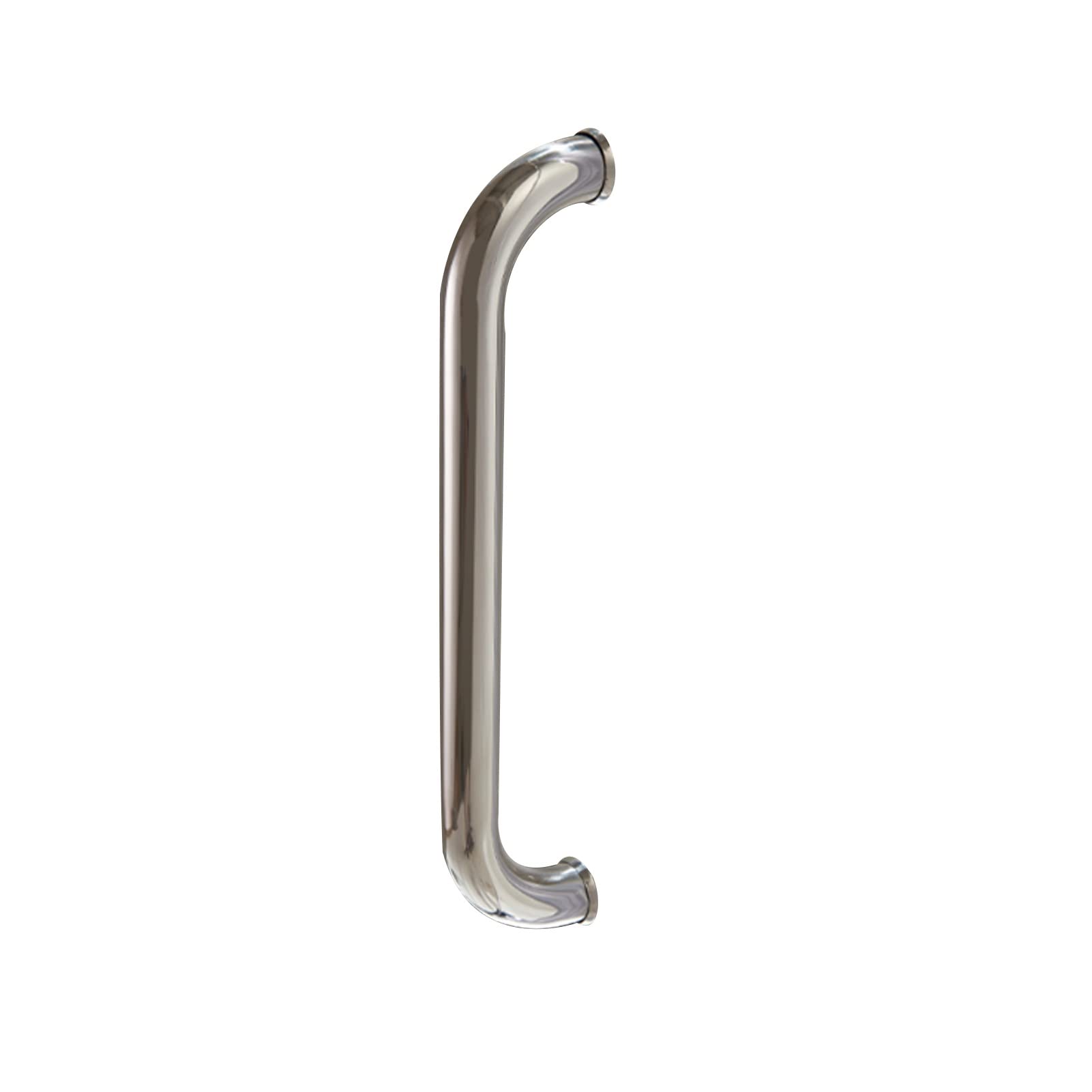 DAMSLY Shower Screen Door Handle Polish Chrome Silver，Bathroom Shower Enclosures Grab Bar Knob Stainless Steel Towel Bar，Glass Door Push and Pull Handle Sets (Size : 450mm-475mm)