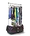 Travolution 28" Wheeled Drop-Bottom Duffel with Garment Rack with Pink Trim