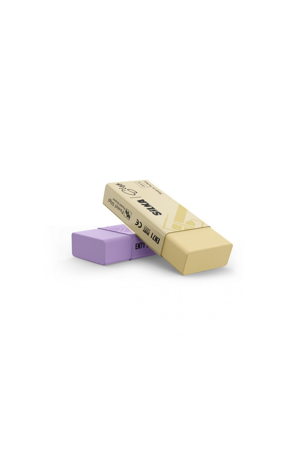SİLKA 1 Adet Silgi Pastel Random Renk Art.45, 6140.00036