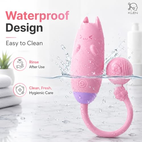 Image of KLEN Body Massager Machine for Women Portable Waterproof Remote Controlled