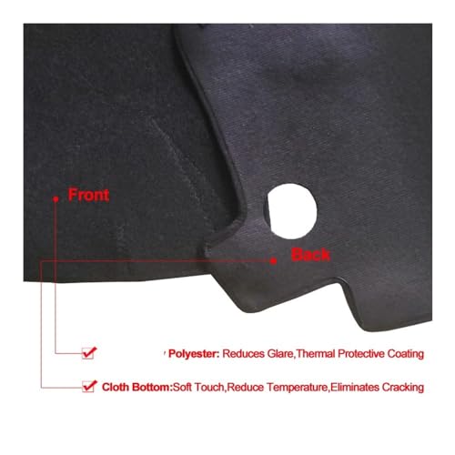 Alfombrilla para salpicadero Freelander 2 2008-2015 cubierta interior coche antideslizante 5