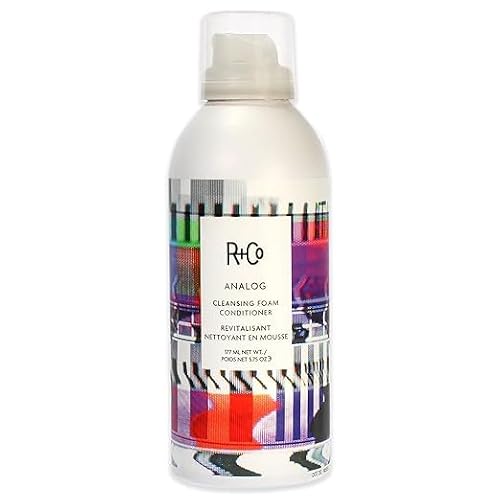 R+Co ANALOG Cleansing Foam Conditioner – Full Case, Lightweight Conditioning Foam, Detangles & Softens Hair, All Hair Types