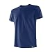 Saxx Mens 3six Five Crew-Neck Short-Sleeve Shirt Medium Navy