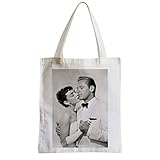 Grande volume Tote bag - Borsa Shopping Star Célèbre Audrey Hepburn Cinéma Retro Vintage Actrice 15