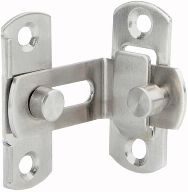 Perno de puerta de granero con pestillo de codo para salones modernos 6