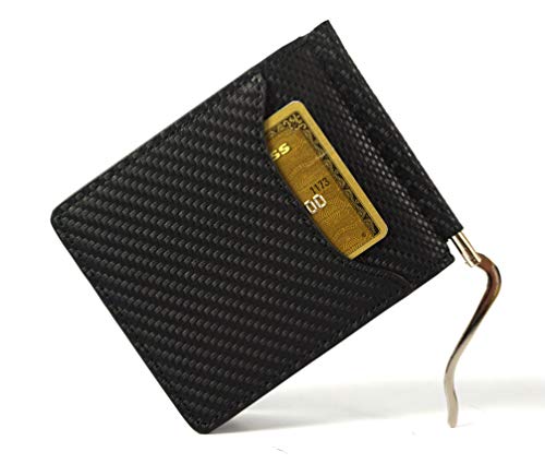 BEAMZSQUARE カーボンレザー マネークリップ