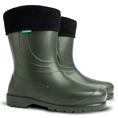 DEMAR. leichte EVA Gummistiefel gefüttert Laura (39, grün)