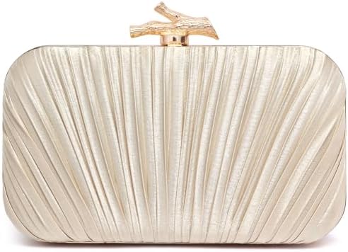 Purses for Women Evening Bag Handbags Formal Pleated Clutch Bag w...