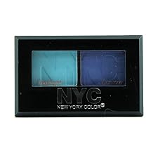 New York Color NYC, City Duet Eyeshadow, Yankee Blues 813B, Net Wt.07 Oz.