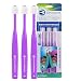 Brilliant Child Toothbrush by Baby Buddy - For Ages 2+ Years, BPA Free Super-Fine Micro Bristles Clean All-Around Mouth, Kids Love Them, Purple, 3 Count
