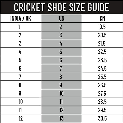 Dsc Zooter Cricket Shoe For Men And Boys, Size-9 Uk (White-Blue) #TOP1