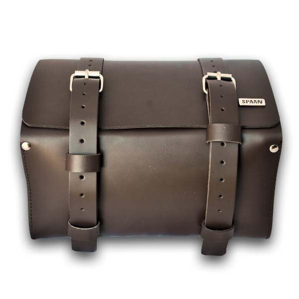 SPAAN Motorradtasche Satteltasche hinten Enduro braun 8,4 l